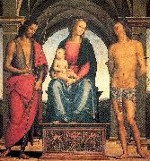 Madonna and Child with Saints John the Baptist and Sebastian Pietro